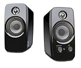 Creative Inspire T10 - 2.0 Desktop Lautsprecher (Stereo/AUX-IN/5 W RMS) schw