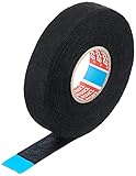 TESA Gewebeband PET-Vlies 51608 Isolierband für Kabelbäume Baumwolle Klebeband (19mm x 25m), 25