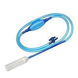 favourall Siphon Aquarium Wasser Wechsler Schlauch, Vakuum-Wasser-Kies-Filter Reiniger, manuelle Reiniger Pumpe für FischB