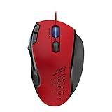 Speedlink SCELUS Pro High End Gaming Mouse USB - Programmierbare Gamer Maus für Computer mit bis zu 3200 DPI, 2 Mausräder, rot - schw