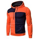 ZDDHOODY Herren Sweatshirt Kapuzenpullover Pullover Hoodie Sweatjacke Casual Streetwear Basic Style Herbst Winter Sport Oberteil Fitness Läuft Kapuzenpulli Gym Langarm Pullover Hoodies Langarm Top