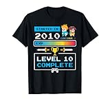 10. Geburtstag 2010 10 Jahre Gamer Level 10 Complete T-S