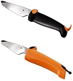 KUHN RIKON kinderkitchen Kindermesser Set Hund, schwarz/orange, ab 3 J