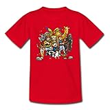 Spreadshirt Die DREI Fragezeichen Kids Tiere Kinder T-Shirt, 122-128, R