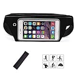 Laufgürtel Handy für Herren Damen, Bauchtasche Joggen Handytasche Laufen Gürteltasche Running Belt Hüfttasche Sport Sportgürtel Jogging Lauftasche für iPhone 6s Plus Samsung Galaxy S7 Edge Smartp