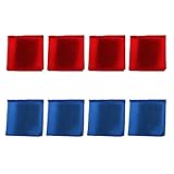 freneci 8 Stück / Set Corn Hole Game Cornhole Bag mit Leinwandbezug Und PVC