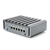 Firewall Hardware, Pfsense, Mikrotik, VPN, Network Security Appliance, Router PC, Intel Quad Core I5 8250U, RS36, AES-NI/6 x I211 Gigabit Nics/4 x USB3.0/COM/HDMI/Fanless, (16G DDR4 RAM/64G SSD)