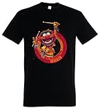 Urban Backwoods Wicked Drummer Herren T-Shirt Schwarz Größe L