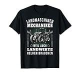 Landmaschinen Mechaniker Spruch Helden der Landwirte T-S