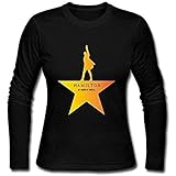 Hamilton Musical Love T-Shirt Black Women 100% Cotton S