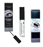 WIMPERNSERUM EYELASH-Serum Wimpernwunder Wimpernverlängerung, für lange und volle Wimpern, wahlweise im Hersteller-Set mit Wimpernpflege (1er Pack + Wimpernpflege)