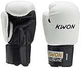 KWON Boxhandschuh Clubline Pointer Small Hand, weiß/schwarz, 8 oz, 554005808
