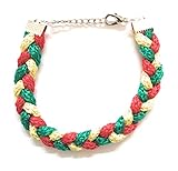 Kurdistan Rot Gelb Grün Armband Handarbeit Handgefertigt Handgelenk Kette Für Damen und Herren Unisex