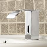 Gangang Automatischer Sensor Berührungsloser Wasserhahn Square Body Waschbecken Automatik Bad Wasserhahn Touchless Infrarot Wasserfall W