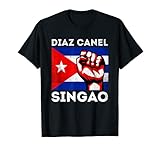 Diaz Canel Singao Sos Kuba Flagge Free Cuba T-S