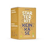 Fairment Starter Kit Keinkäse - vegane Käsealternativen selber machen Set, Käse aus Nüssen, Cashew Käse, Bio Käse zum selber machen, Veganer Cheese, DIY