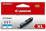 Canon CLI-551 XL C Druckertinte - Cyan hohe Reichweite 11 ml für PIXMA Tintenstrahldrucker ORIGINAL