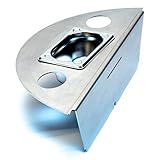 Kette´s Grillzubehör Smokereinsatz/Räuchereinsatz aus 2mm Edelstahl BBQ-Smoker für 60er Rösle Kugel F60 / F60