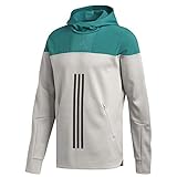adidas Herren Athletics Id Amp Hoodie, Herren, Kapuzenpullover, Athletics Id Amp Hoodie, Grau/Grün, XX-Larg