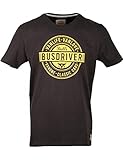 Herren T-Shirt Bulli »BUSDRIVER« Schwarz Old Orange (XL)