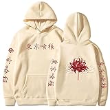 Japanischer Anime Tokyo Ghoul Hoodie Männer Übergroße Hip Hop Streetwear Muster Hoody Sw