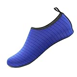 BAOFUBA Unisex Badeschuhe Damen Herren Wasserschuhe Aquaschuhe Paarmodelle Strandschuhe Surfschuhe Pool Surfen Yoga rutschfeste Schnell Trocknend Schwimmschuhe Leicht Barfuß S