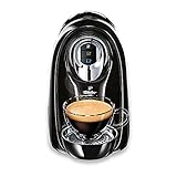 Tchibo Cafissimo Compact Kaffee Kapselmaschine (950 Watt, 1,2 Liter Wassertank) für Kaffee, Espresso und Caffè Crema, Schw