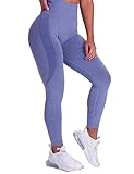 SHAPERIN Damen PO Push up Leggings Butt Lifter Cellulite Hose Anti-cellulitte Kompressionshose Gym Leggings Blickdicht Jogginghose Sport Tights Gegen Cellulite für Fitness(#2 Blau,S)