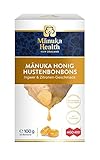 Manuka Health - MGO 400+ Ingwer-Zitrone Lutschbonbons (100 g) - 100% Pur aus Neuseeland mit zertifiziertem Methylglyoxal Gehalt und Vitamin C Bonb