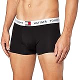 Tommy Hilfiger Herren Unterwäsche Boxershort Trunk Gr. M Schwarz UM0UM01810-BEH