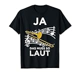 Ja das Muss so Laut Posaune Posaunist Blasmusik Design T-S