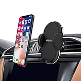 NessKa Handyhalterung Auto Lüftung 360° Grad Drehbar | Sehr Stabiler Halt | Universal KFZ Handyhalter Handy Halterung geeignet für alle Handys iPhone, Huawei, Xiaomi, Samsung Galaxy, Nokia, O