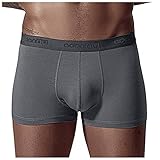 BIBOKAOKE Boxershorts Herren Brief Bedrucktes Boxershorts für Männer Sexy U Konvexen Beutel Unterhose Weich Atmungsaktiv Bequeme Unterhosen Komfortabel Passform Boxer Trunks R