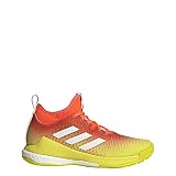 adidas Crazyflight Mid Volleyballschuh für Damen, Solarrot/Wolkenweiß/Säuregelb, 36 EU