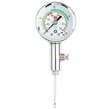 Ballpumpen Ball Manometer, Mini-Luftdruckmesser Barometer Tool für Fußball Rugby Volleyball luftdruckprü