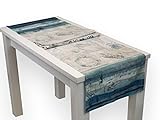beties „Nautic“ Aqua Mistral Tischläufer ca. 40x150 cm Elfenb
