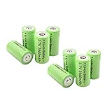 Professor Optiken 8er Set CR123A Lithium-Ionen-Akku, 3,7 Volt mit 2800 mAh inklusive Batteriehülle/Case - Akkus für Nachtsichtgeräte, Wärmebildkameras, Überwachungskameras (Arlo),