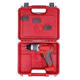 Akkuschrauber, ABS + PVC Ergonomische Bohrmaschine mit Koffer für die H