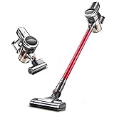 GYCS Schnurloser Staubsauger 2-in-1-Handstaubsauger mit abnehmbarem Akku und Wandhalterung 17KPa Handstaubsauger mit starker Saugkraft für Hartboden-Teppich-T