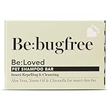 Be:Loved Shampoo für Hunde und Katzen als Seife, natürliches Tiershampoo für die regelmäßige Hundepflege, unterstützt Fell und Haut mit einem beruhigend sauberen Duft, 25-30 Wäschen (Be:Vegan 110g)