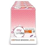 Camelia Maxi Binden Lang, Selbstklebend, 5 x 20 Stück