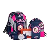 School Mood Loop Air Mia Schulrucksack Set 7tlg
