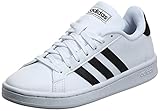 Adidas Grand Court, Damen Hallenschuhe, Weiß (Ftwbla/Negbás/Ftwbla 000), 42 2/3 EU (8.5 UK)