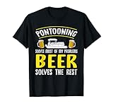 Pontooning & Beer löst Probleme beim Pontoonieren und Bier T-S