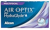 Air Optix plus HydraGlyde Multifocal Monatslinsen weich, 6 Stück / BC 8.6 mm / DIA 14.2 mm / ADD HIGH / -4 Diop