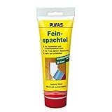 Pufas Feinspachtel gebrauchsfertig 400g Spachtel für Holz Beton Stein Gipsk