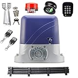 Dispositivos inteligentes para el hogar Heavy Duty 260. 0LBS. Automatischer elektrischer Gleitgatteröffner for 1300kg Türtor mit 4m Nylon Rack WiFi Fernbedienung optional ( Color : Kit 4 )