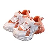 Dinnesis Babyschuhe Kleinkind Kinder Mädchen Jungen Klettverschluss Mesh Turnschuhe Rutschfest Weiche Lederpuschen Lernlaufschuhe Sp