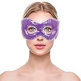 NEWGO®Augenmaske Kühlend Kühlmaske Gel Kühlpads für Migräne, Die Augen, Trockene Augen und Kopfweh - L