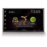 ZENEC Z-N328: Infotainer, 2-Din Mediencenter, Multimediasystem mit 6,2“/15,7 cm Touchscreen, Autoradio mit DAB+, Bluetooth, USB, Spotiy, zum Festeinbau Navi erweiterb